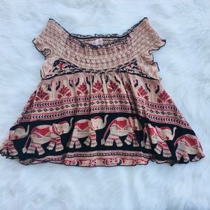 Band of Gypsies Boho Tribal Top
